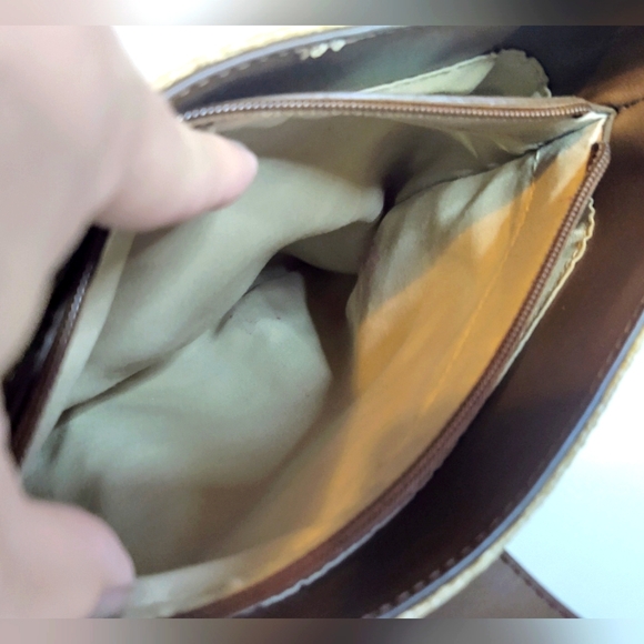 Vtg Relic by Fossil Woven Shoulder Purse - Picture 10 of 14